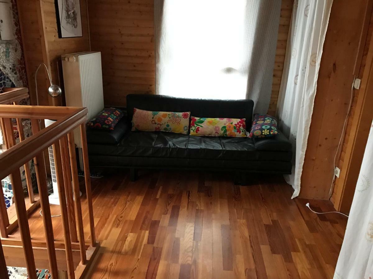 House At Lake "Alte Donau" In Wina Bagian luar foto